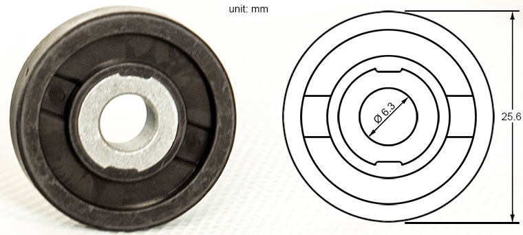 dimensions of magnet of speed sensor for KDS AMD ClubCar EZGO Traction Motor